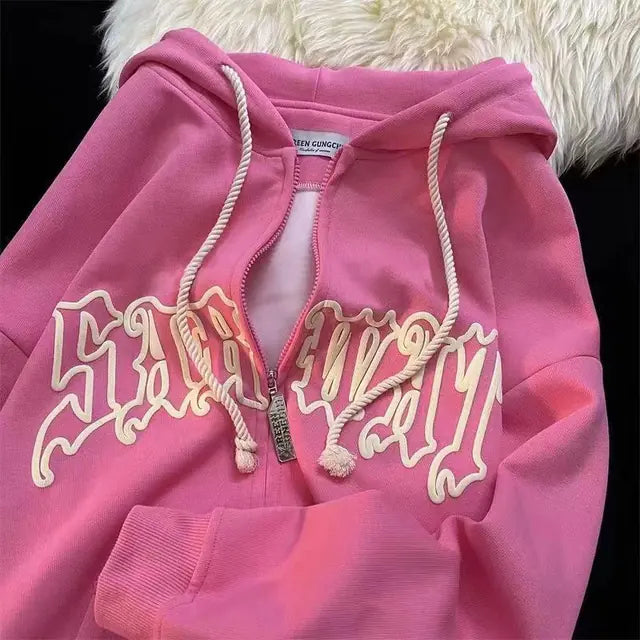 Vintage Hoodie Street Wear