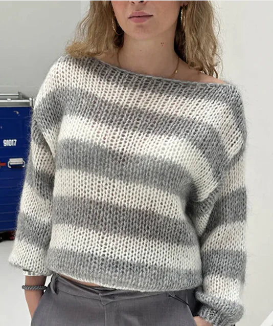 Striped Pullover Sweater