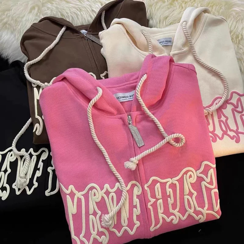 Vintage Hoodie Street Wear