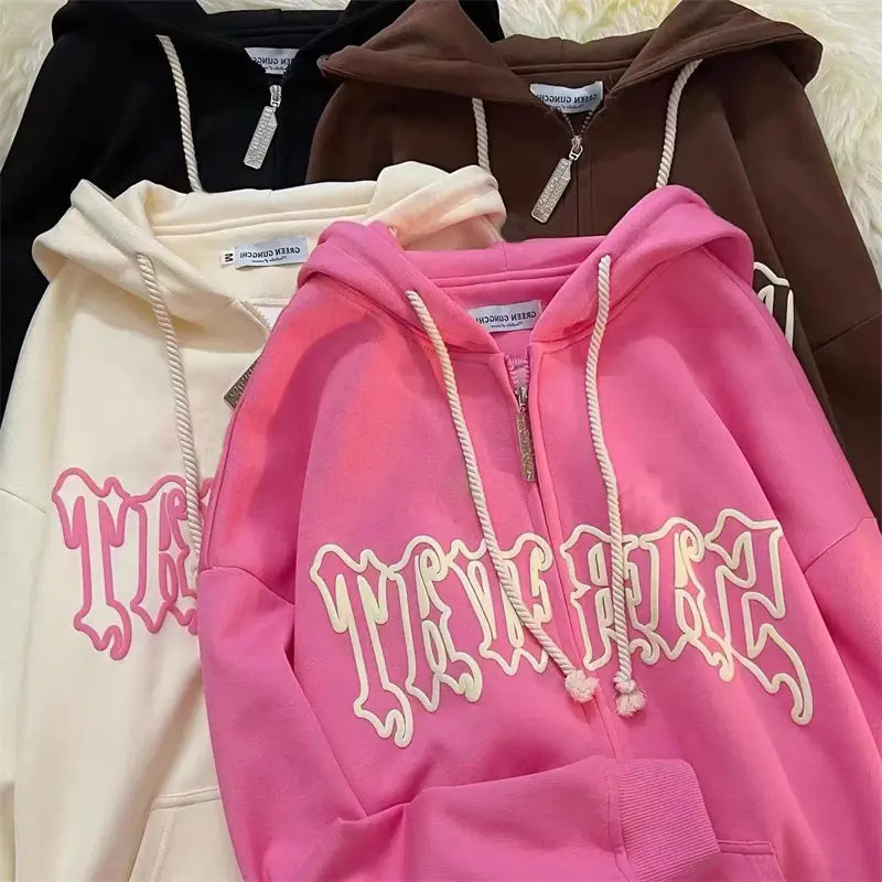 Vintage Hoodie Street Wear