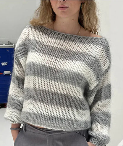 Striped Pullover Sweater